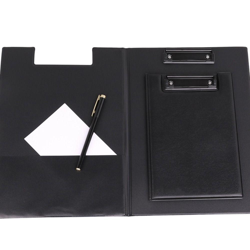 A4/A5 Clip Boards Black Contract Clamp Ultra-Smooth Writing Pad  Business Meeting