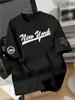 2026 New Fashion Printed Crewneck Tshirt Short Sleeve Casual Loose Fit Unisexs Tees