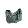 Korean Style Corduroy Shoulder Bag Solid Color Women Tote Bag Portable Crossbody Bag  Women