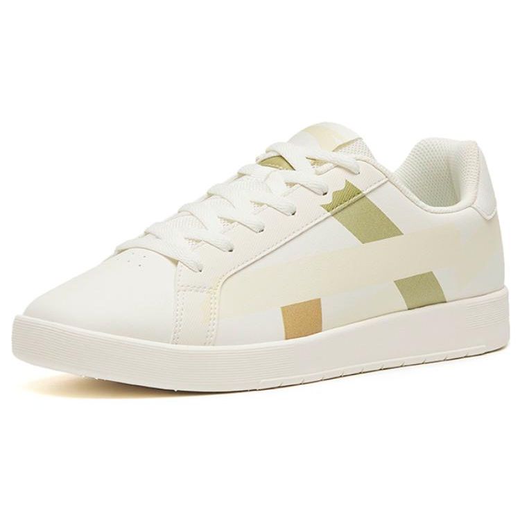 Anta Базовые нескользящие прочные низкие кроссовки мужские кроссовки белые желтые — фото 2