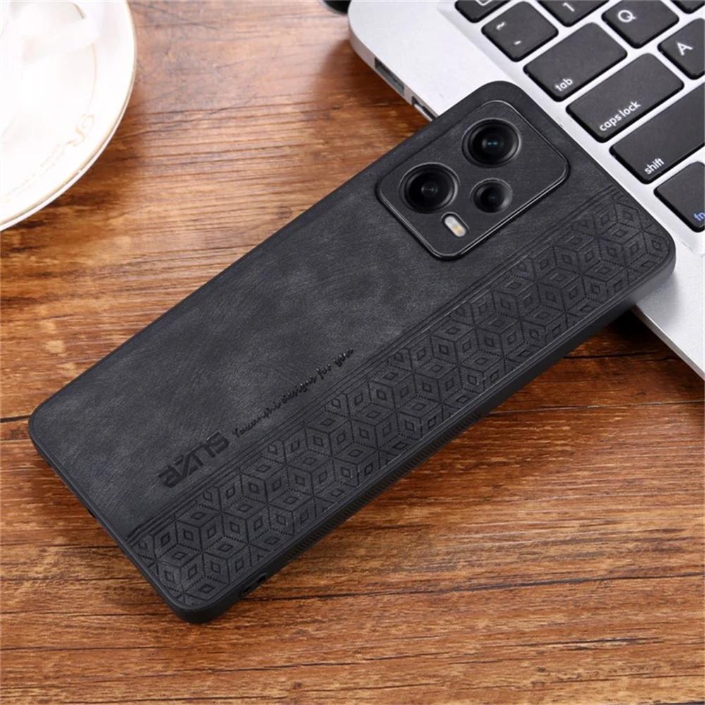 Retro Embossing PU Leather Cover for Xiaomi Redmi Note 13 Pro Plus 5G 12 11 12S 11S 13C 12C 10C 10A Shockproof Silicone Soft Frame Phone Case