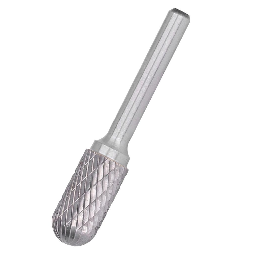 Carbide Burr Heat Treated YG8 High Smoothness Double Slot 6mm/0.2in Handle 12mm/0.5in Diameter Labor