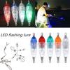 Portable Deep  Drop Underwater Durable Fishing Squid Bass Spoon Flash Lamp LED Lure Light