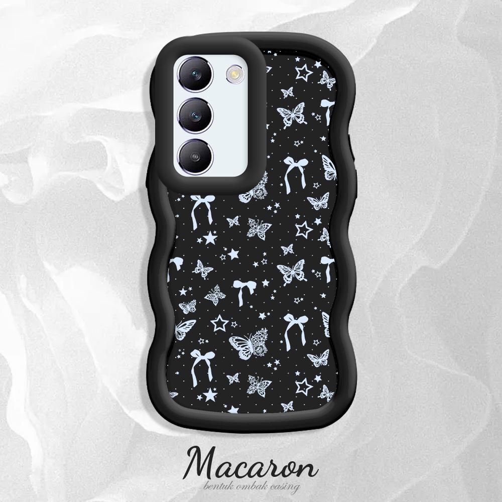 Malovaný vzor Big Wave Edge Měkký silikonový materiál Macaron Pouzdro na telefon Ochranné gumové pouzdro odolné proti nárazům pro OnePlus Vivo Motorola Moto