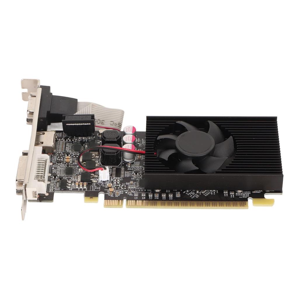 GT730 2GB GDDR3 64-bit Graphics Card, PCI Express 2.0 16X Slot, DirectX 11, DVI I, VGA, HD Multimedia Interface, 2560x1600 Video Card for PC Gaming