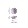 Purple Lily Of The Valley Rice Bowl Underglaze Color Household Tableware Premium Ceramic Bowl Set