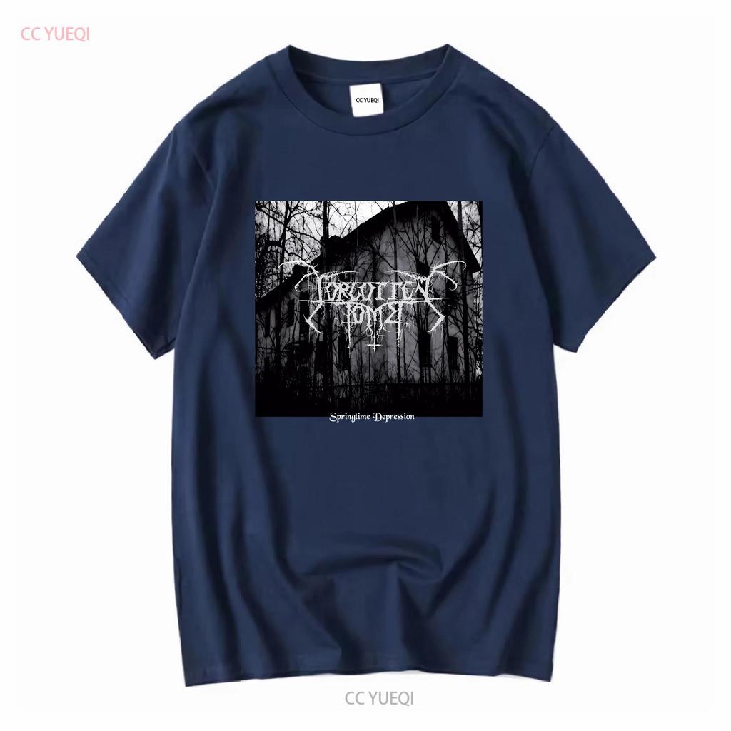 Forgotten Tomb Springtime Depression Black T Shirt Fullsize S 5XL long or short sleeves vintage Washed Breathable Soft