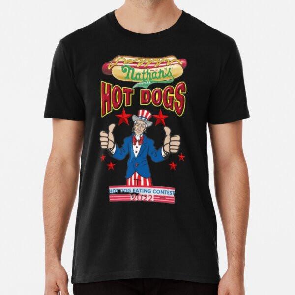 Nathan_s Famous Hot Dog 2022    Premium T-Sh S To 5XL Made In the AU/USA T-Shirt