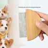 2pcs Bamboos Combs with Wide Fine Teeth Double Sided Lice Comb For Detangling Hair And Removing Fleas From Dogs Cats