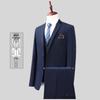 Dreiteiliger Anzug im koreanischen Stil für Herren, Slim Fit - Business-, Freizeit-, Hochzeits- oder Arbeitskleidung für Trauzeugen.