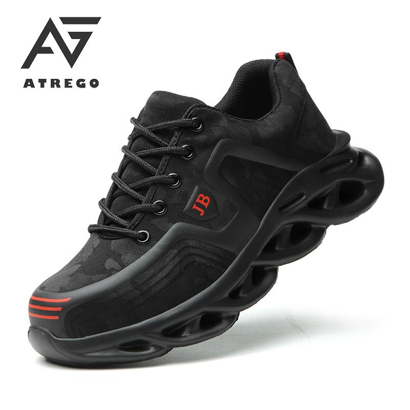 Buy AtreGo Safety Work Shoes For Men Steel Toe Cap Indestructible Work