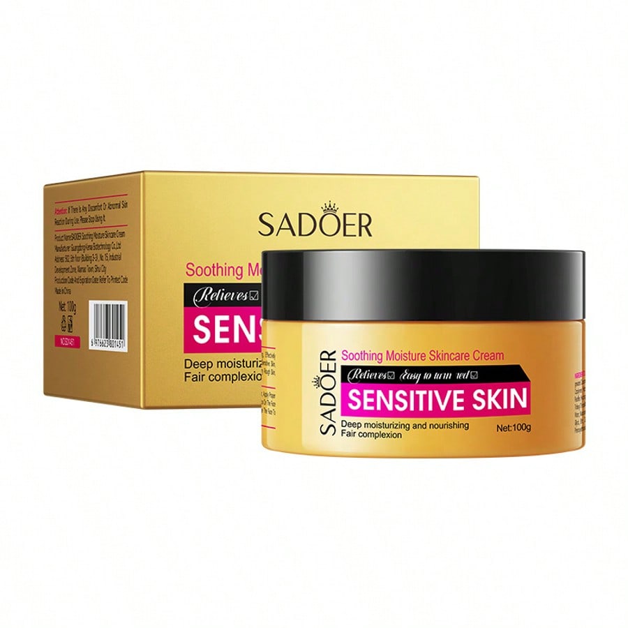 1PC 100g Soothing And Moisturizing Skin Care Cream, Face Cream, Containing Nicotinamide, Chamomile A
