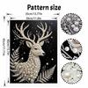 Christmas Pearl Painting Kit Handmade DIY Deer Animal Theme Home Decoration Painting