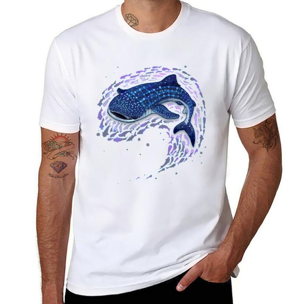 Whale Shark TShirt Casual Simple Design Short Sleeve Shirt
