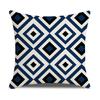 Daily Household Products Classic Simple Geometric Pillowcase Linen Office Cushion Waist Pillowcase