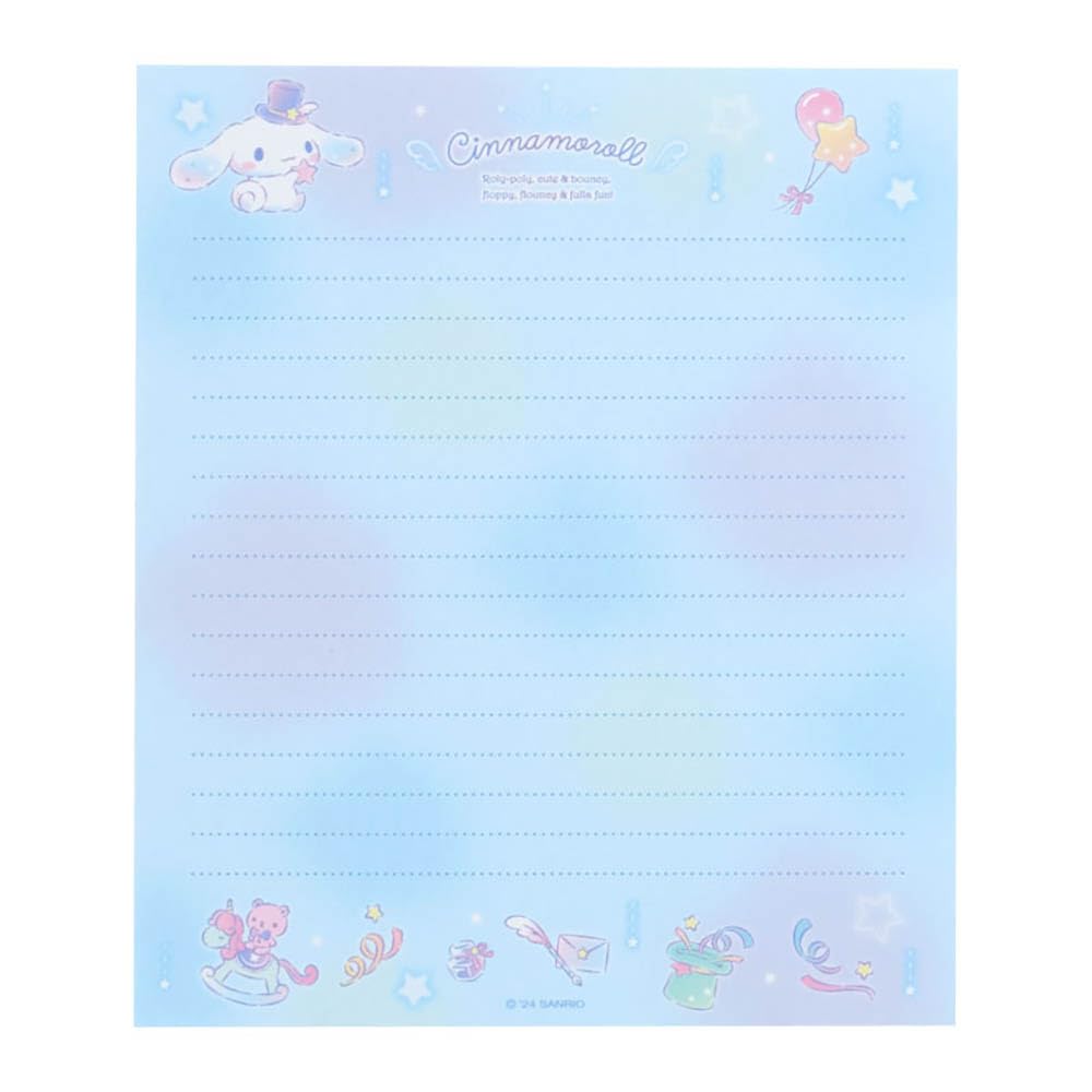 Sanrio Letter 16cm X X 22cm 493899 Character-Shaped Set, Cinnamoroll. Package Approx. (W) 0.8cm (D) (H).