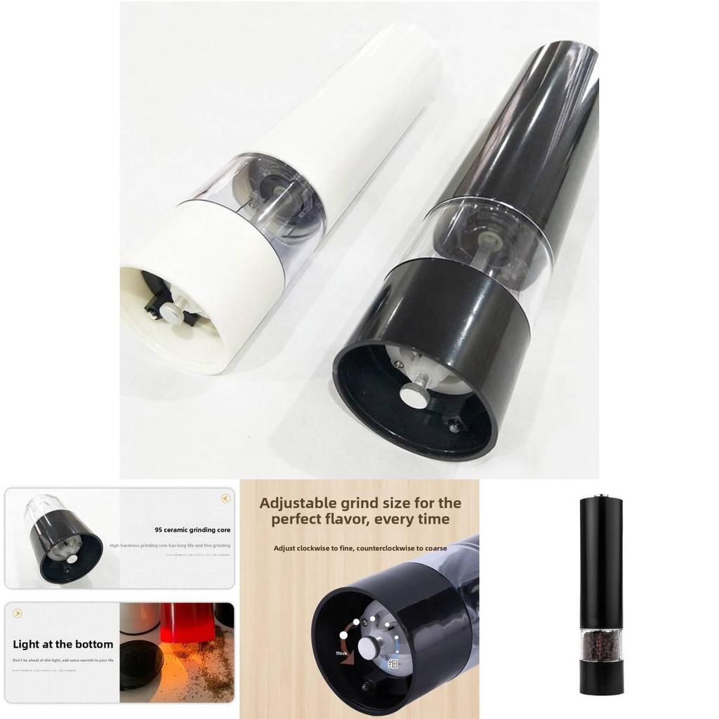 Modern Minimalist Pepper Grinder With Solid Spice Storage For Kitchen Use
