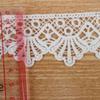New Milk Silk Barcode Lace 40Mm Wide Barcode Water Soluble Lace Refined White Trim
