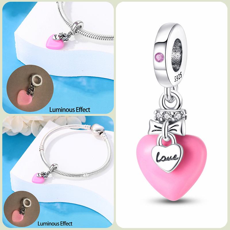 Modne koraliki zawieszki S925 ze srebra próby 925 w stylu klasycznym i romantycznym z motywem żółwia lotosu, odpowiednie do oryginalnej bransoletki DIY na prezent