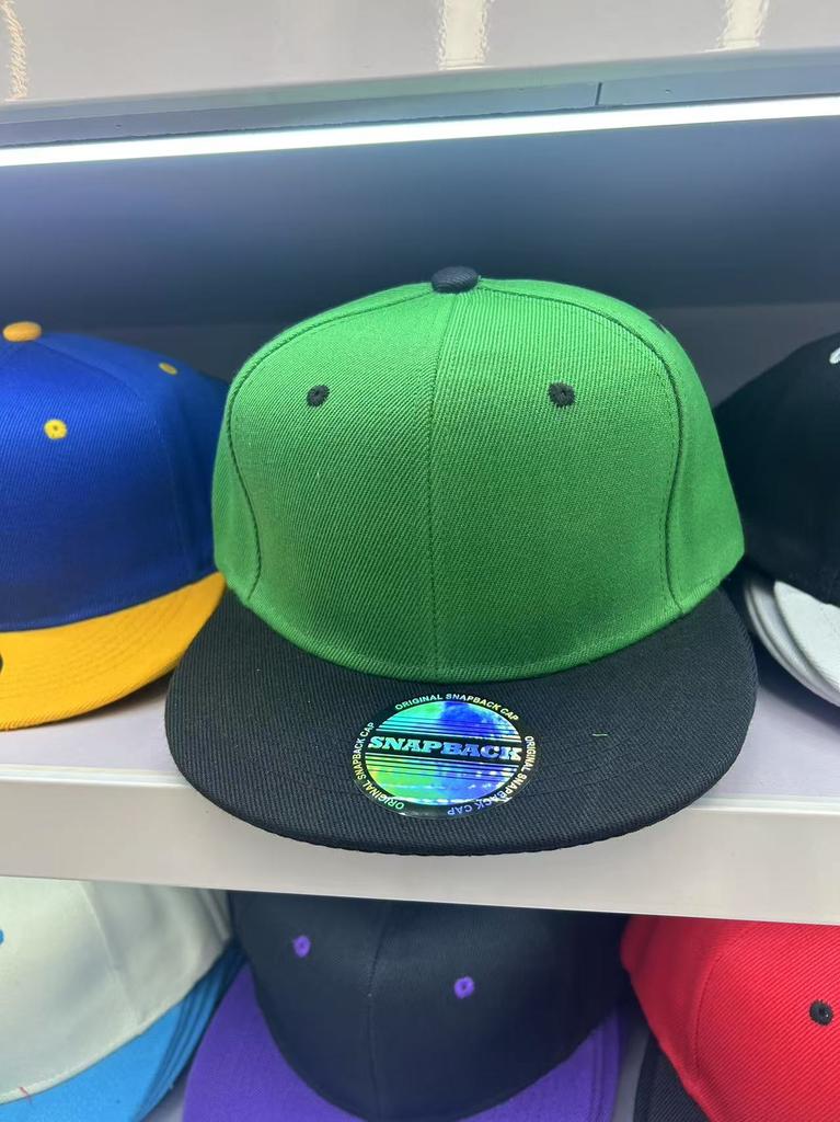 Unisex Flat Brim Baseball Cap For Men Women Fashion Color Plain Snapback Hat Outdoor Leisure Patchwork Hip Hop Sun Hats