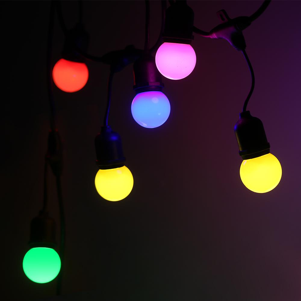 10pcs E27 LED Lamp LED Bulb 3W 1W G45 AC 220V Light Bulb Cold Warm White More Color Lampada LED Spotlight Bombilla Home Decor Small Light Bulb