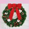 Exquisite Multi-size Christmas Tree Bow With Sparkling Glittery Fabric For Stylish Decorating
