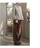 Women's Retro Corduroy Harem Pants - Elastic Waist, Lace-up, Patchwork, Plus Velvet, Thickened for Spring/Autumn