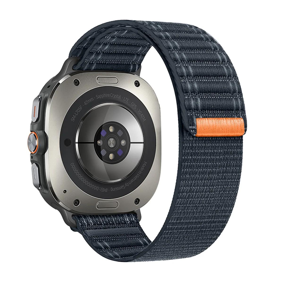 

ГОРЯЧИЙ! Спортивный нейлоновый ремешок для Samsung Galaxy Watch Ultra 47 мм Петля Регулируемый браслет Браслет на запястье для Galaxy Watch 7 Ultra Ремешок Galaxy Ultra 47mm