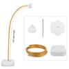 Free Bending Balloon Arch Stand Frame Half Arch Balloon Stand with Base Kit for Wedding Birthday Party Baby Showers Decorations