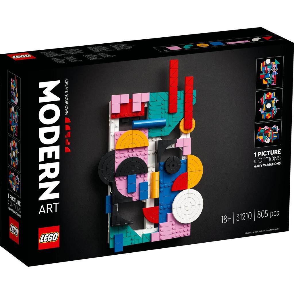 LEGO LEGO Art Modern Art Set 31210 Toy Block Present Art Painting Interior Boys Girls Adults