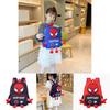 Spider Man 3d Pattern Kids Backpack With Breathable Nylon For Kindergarten And Elementary Use