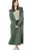 Aunii Oversized Long Relaxing Wear At 8315 Sizes Women's Pajamas, Fleece-Lined Loungewear, Home, (Moss Green, M-L)