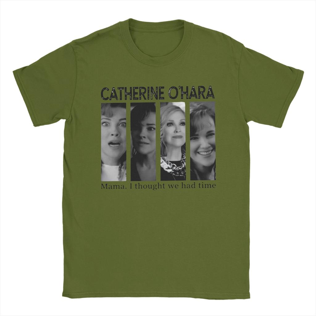 Unique Vintage Catherine Ohara  TShirts Unisex O Neck Cotton T Shirts  Short Sleeve Tee Shirt Summer Clothes