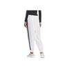 adidas 3 Stripes Fleece Sweatpants Women Bottoms White JZ2163