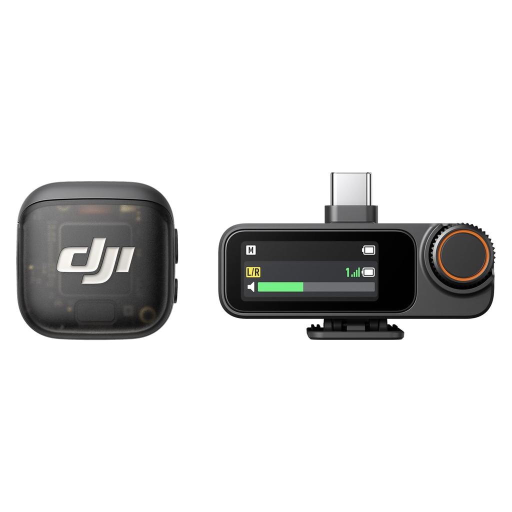 DJI Mic 3 Wireless Microphone Set 1 Transmitter and 1 Receiver Direct from Japan