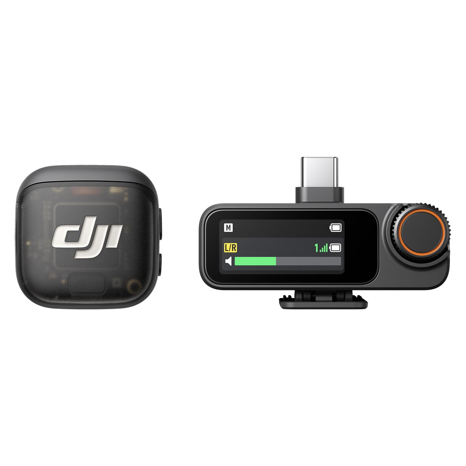 

DJI Mic 3 TX 1 Lavalier Microphone for and with Extended Battery Fast 400m Noise and (1 + RX) iPhone, Camera, Android. Ultra-Lightweight, Wireless,