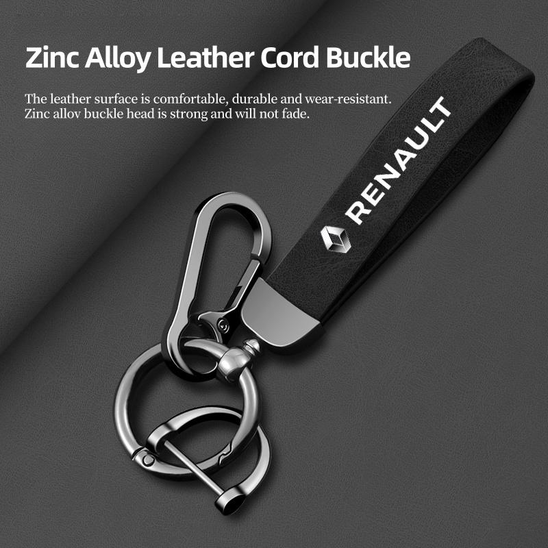 Interior Stickers High-Grade Car Keychain Pendant Keyring Chain Hanging For Renault RS Koleos Captur Kadjar Megane Clio Talisman