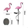 Solar Flamingo Lamp Automatic on/pink Avian Figure Outdoor for Lawn, Landscape