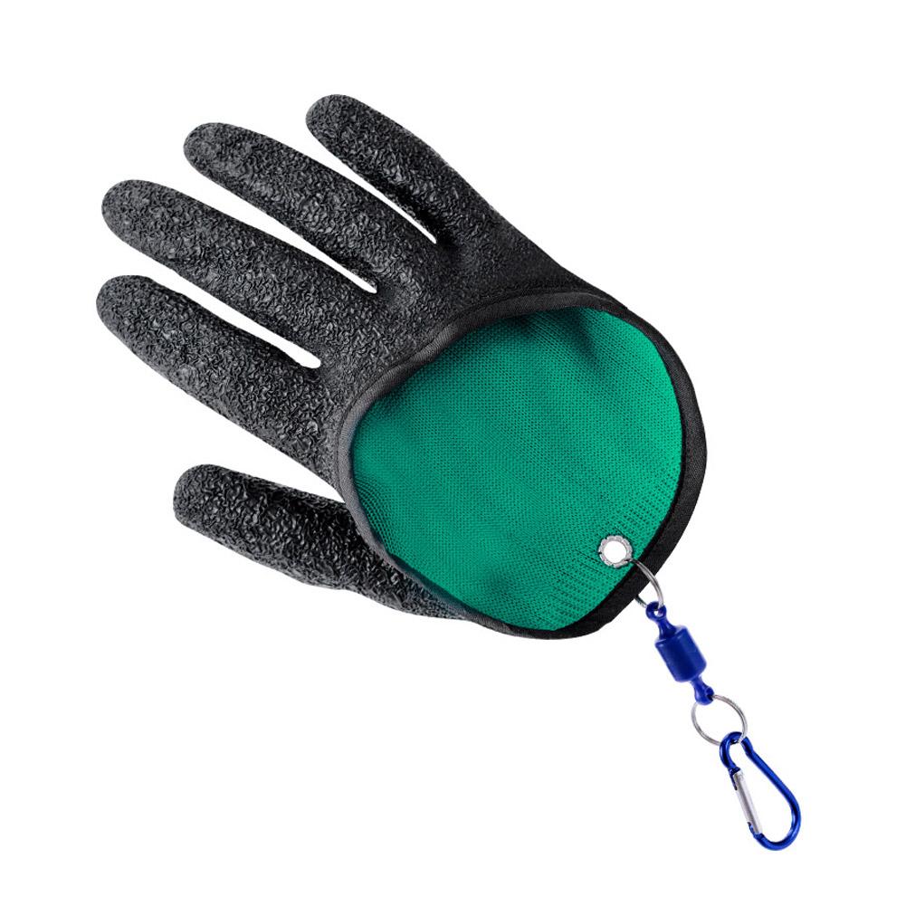 

1 шт. Перчатки для ловли рыбы Рыболовная перчатка с магнитным крючком Нескользящие перчатки Ловля рыбы Латексные охотничьи перчатки Для аксессуаров