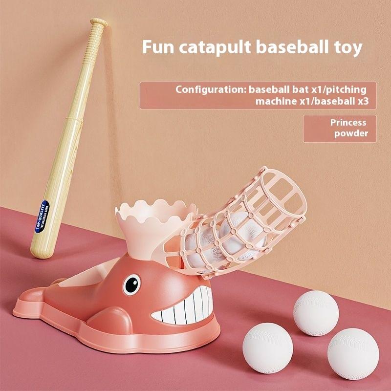 Parent-child Outdoor Baseball Launcher Toys Kids Tee Set Children Sports Sports Indoor Fitness