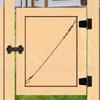 7.5 Inch Sliding Gate Latch Matte Finish Metal For Garden Fences Farm Sheds Barn Doors And Wooden Exterior Doors