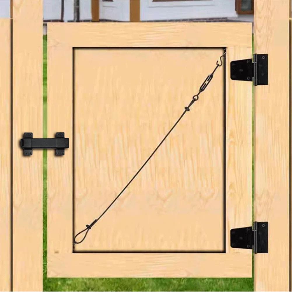 7.5 Inch Sliding Gate Latch Matte Finish Metal For Garden Fences Farm Sheds Barn Doors And Wooden Exterior Doors