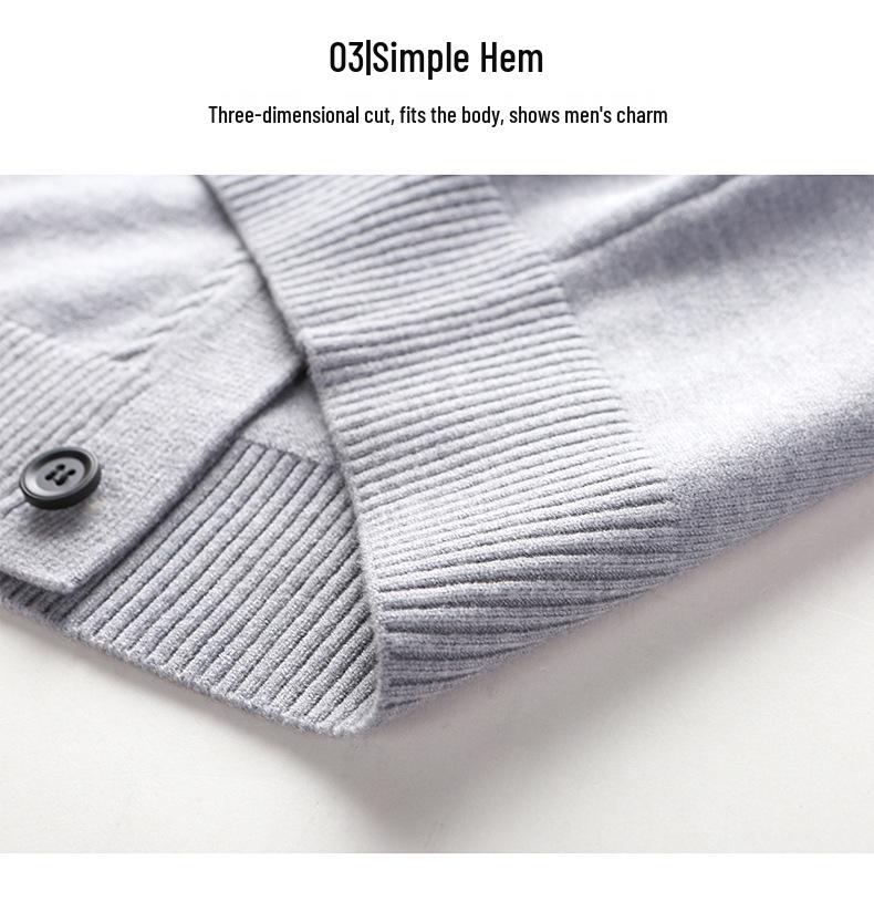 Men's Red Wool Vest: Collarless, Single-Breasted, Solid Color, Fitted Casual Wear for Autumn and Winter.