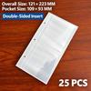 Water Resistant A6 Card Sleeves Double Sided 3 Holes Binder Insert Transparent Card Page Card Collection