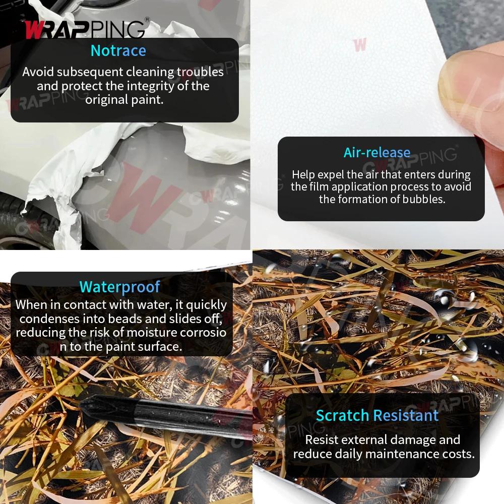 Samolepka na auto Vinylová pro motocykl Kamufláž Tráva Motocykly Automobilové příslušenství pro nákladní automobily Autofólie Krycí Obal Lepidlo