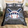 Cool Basketball Bedding Set, Neon Gradient Duvet Cover For Kids Teen Boys Girls, Comforter Cover Decor Room, Quilt Cover 3Pcs