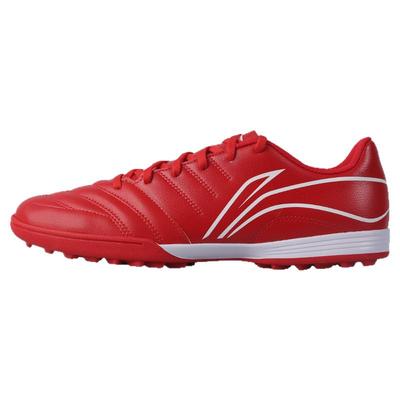 Li Ning Rutschfest, Abriebfest, Leichte Fußballschuhe Unisex Zinnoberrot YSTU039-5