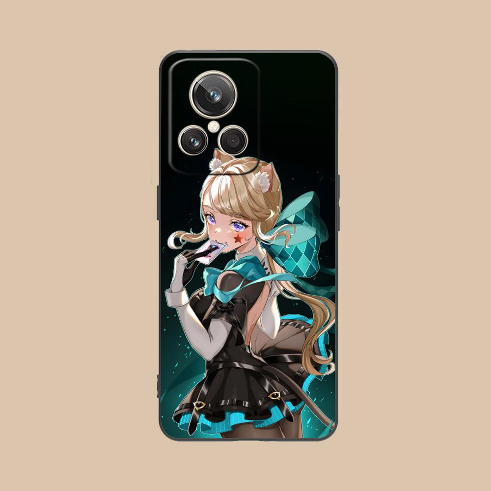 

Game GI Lynette Matte TPU Mobile Phone Case for Realme 15 14 13 12 11 10 9 Pro Plus T i Lite 5G Colorful Printing Cover realme 9i 5G