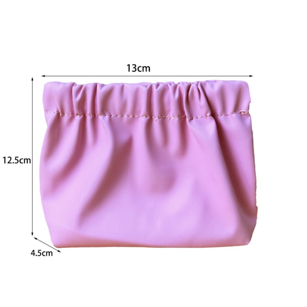 Korean Style Leaf Spring Bag Solid  Color Cosmetic Bag Casual Small Item Bags  Women