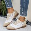 Damen Flats im Brogue-Stil in weiter Weite, Sommerliche Freizeit-Loafer, Modische atmungsaktive Schuhe für Damen
